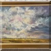 A01. Signed landscape painting. Oil on canvas. 